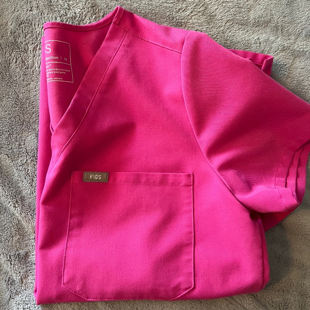 Figs Catarina one-pocket scrub top